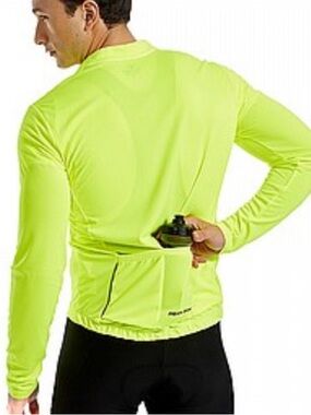 Performance Neon Yellow Cycling Jersey, Size M